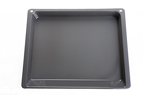 von der MMSB GmbH BSH Bosch Siemens Neff Fettpfanne, Universalpfanne, Backblech emailliert grau 45,5cm x 37,5cm x 3,9cm Nr.: 17001433