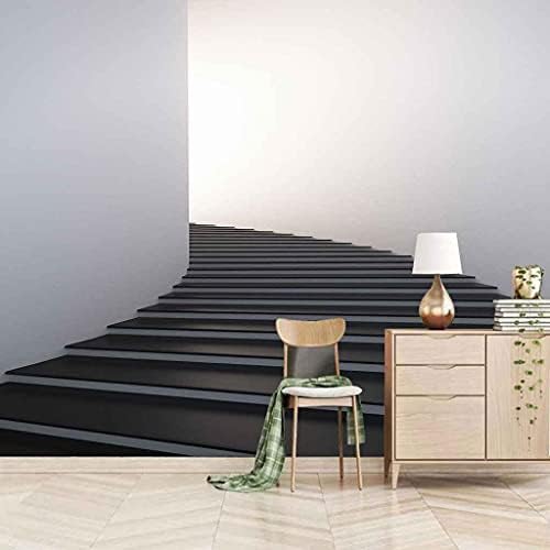 XLMING Drehung Der Treppe Küche Esszimmer Arbeitszimmer Wohnzimmer TV Hintergrund Wand 3D Tapete-430cm×300cm