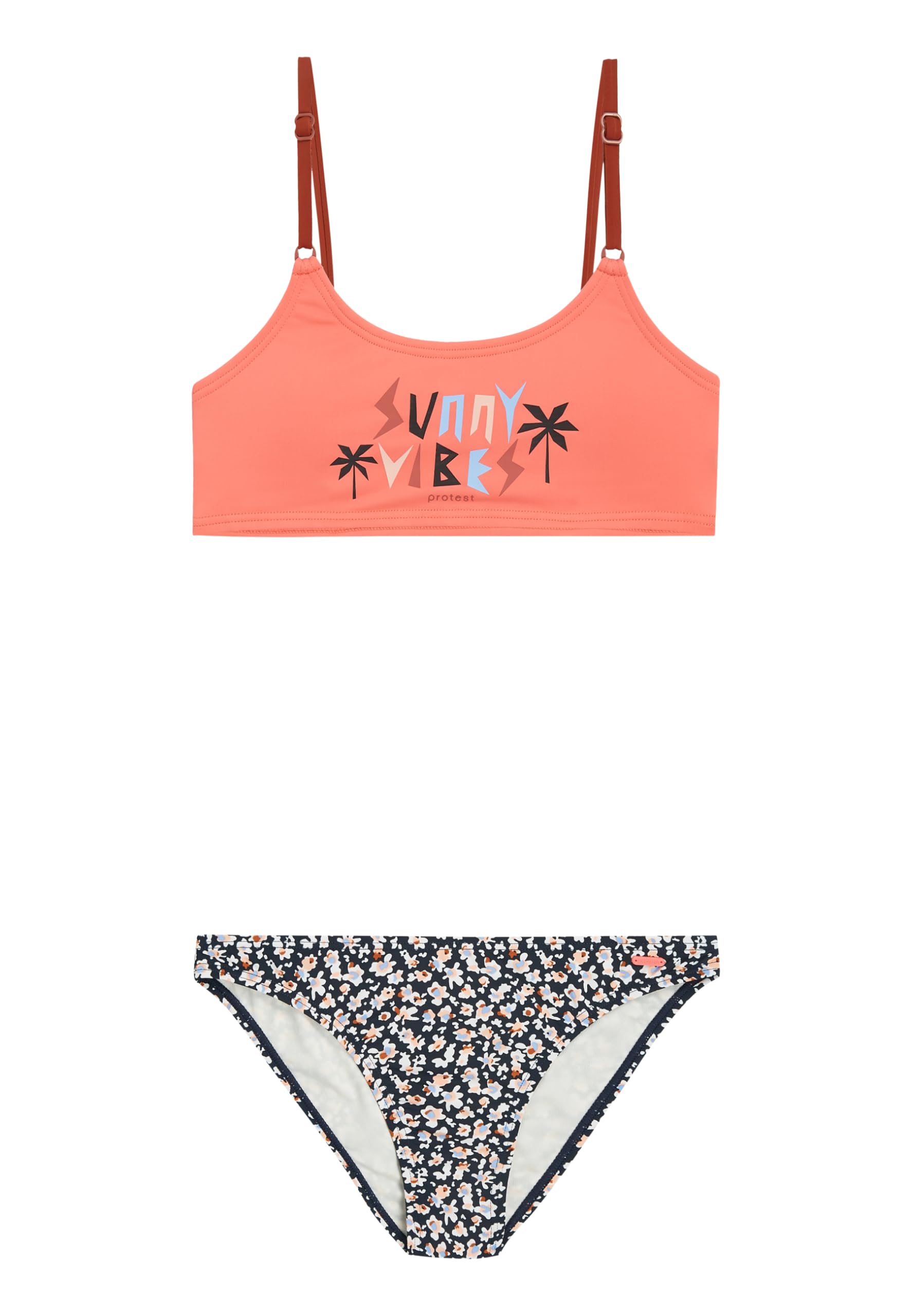 Protest Girls Bralette-Bikini PRTBEE JR Sugarcoral 152