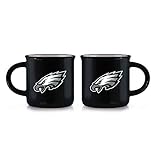 Duck House NFL Philadelphia Eagles Unisex-Tasse aus feinem Porzellan, Vintage-Stil, weiß, 340 ml