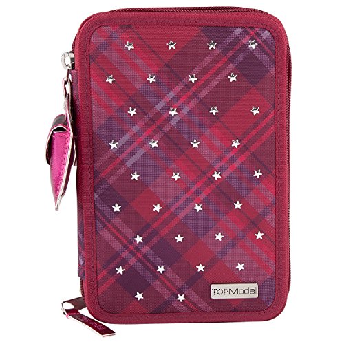 Top Model 6347 3-fach Federtasche, Stars und Stars