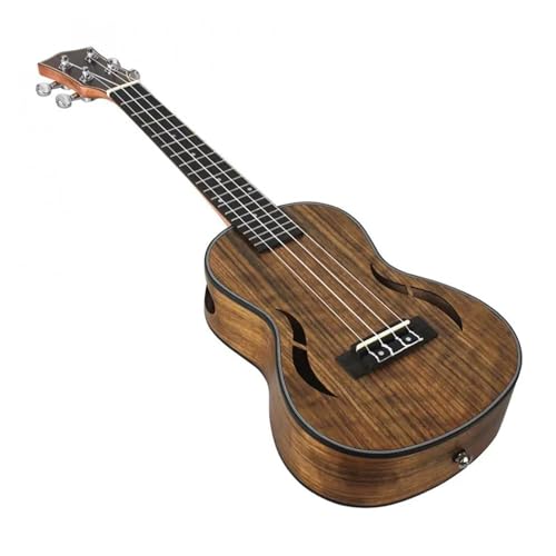 23/26 Zoll Konzert-Tenor-Ukulele, Korpus Aus Walnussholz, 18 Bünde, Viersaitige Ukulele-Gitarre Ukulele Einsteiger Kit (Color : 23 Inch)