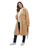 Peppercorn Delilah Trenchcoat Kurve | Jacke Damen In Beige | Frühling Damen Mantel | Größe 52