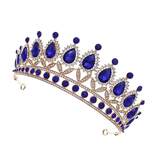 Diademe for Mädchen, Braut-Strasskrone, Hochzeit, Vintage-Tiara, Geburtstags-Strass, Damen-Braut-Diamant-Tiara, Barock-Strass-Schmuck, Kronen, Prinzessinnen-Strass-Tiara, Legierung, Kleid, Königin, Br