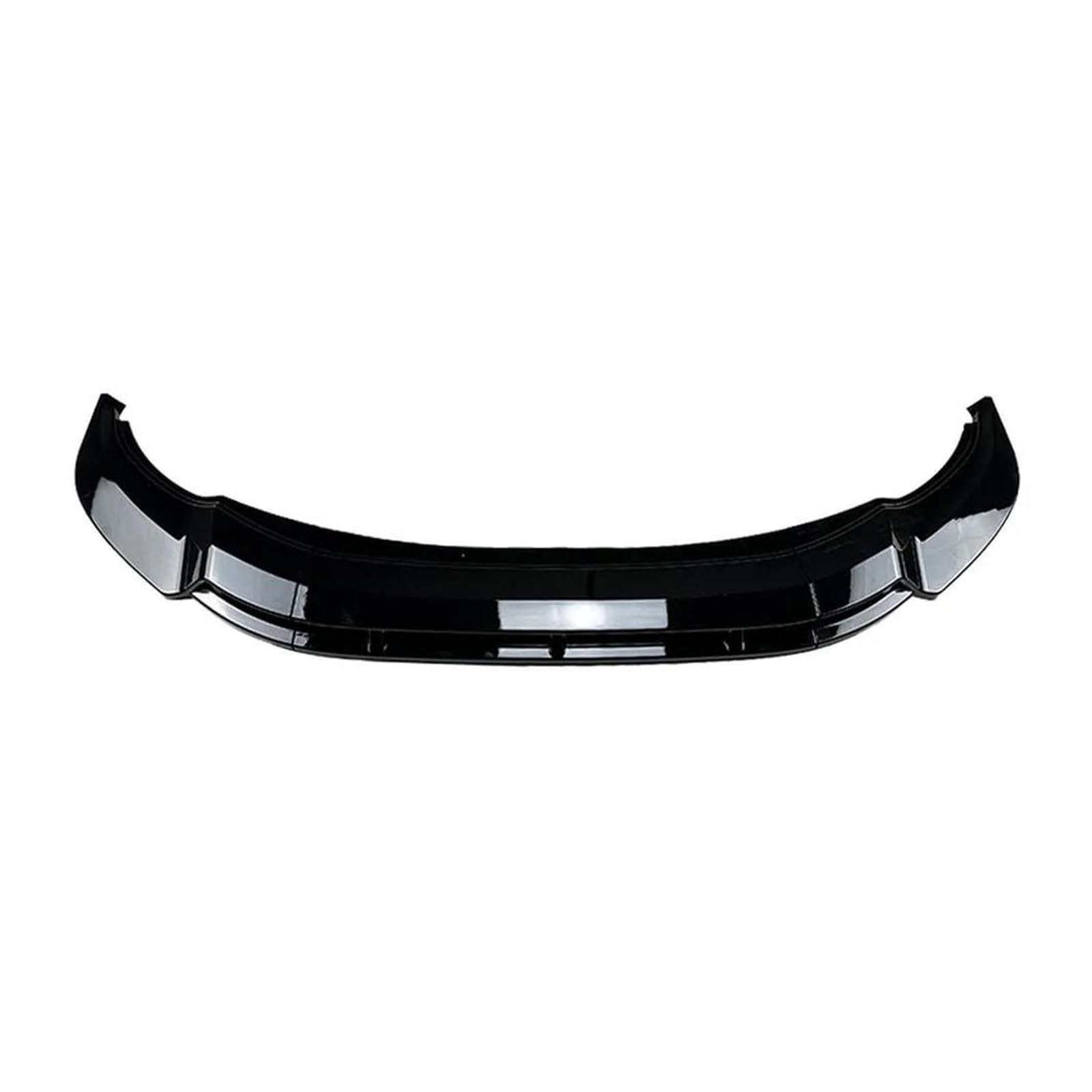 Frontspoiler Lippe Für VW Für Tiguan Für Rleitung 2021 + 3 Bühne Frontschürze Lip Spoiler Seite Unteren Splitter Körper Kit Frontstoßstange Spoiler(Glossy Black)