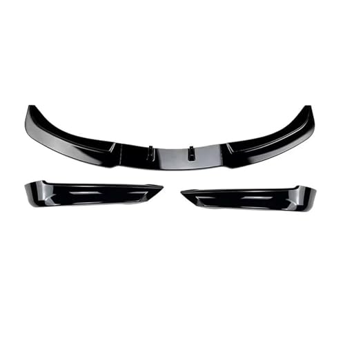 Splitter Für 3er E90 E91 Frühen 320i 325i 2005-2008 Frontspoilerlippe Splitter Diffusor Body Kit Spoiler Stoßstange Schutzfolie Frontlippe(Gloss Black Set)