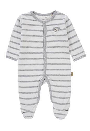 Bellybutton mother nature & me Unisex Baby Overall 1/1 Arm Schlafstrampler, Grau (Morning Grey|Gray 8432), 68