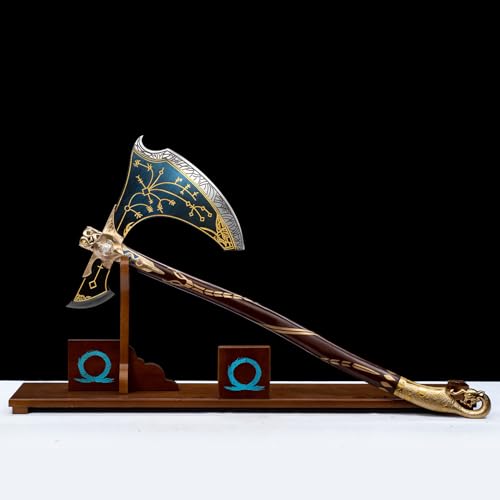 LQSMX sword God of War Sword/Sharp/ 77cm Leviathan's Axe Handgeschmiedeter hoher Manganstahl Sammlung, Rollenspiel, Geschenke