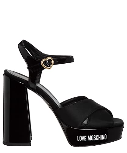 Love Moschino Damen Ja1605cg1gim100a36 W.Sandal, Schwarz, 36 EU