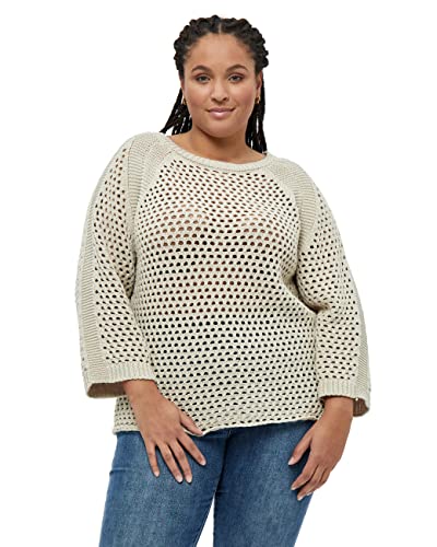 Peppercorn Miriam Raglan Stricken Kurve | Pullover Damen In Beige | Frühling Pulli Damen | Größe 52