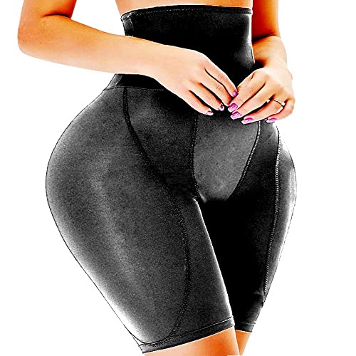 Damen Po Push Up Unterhose - Big Ass Booty Hip Enhancer Shapers Gepolsterte Butt Lifter Hüftpolster Höschen Sexy Unterwäsche Body Shaper Taillentrainer,Schwarz,3XL