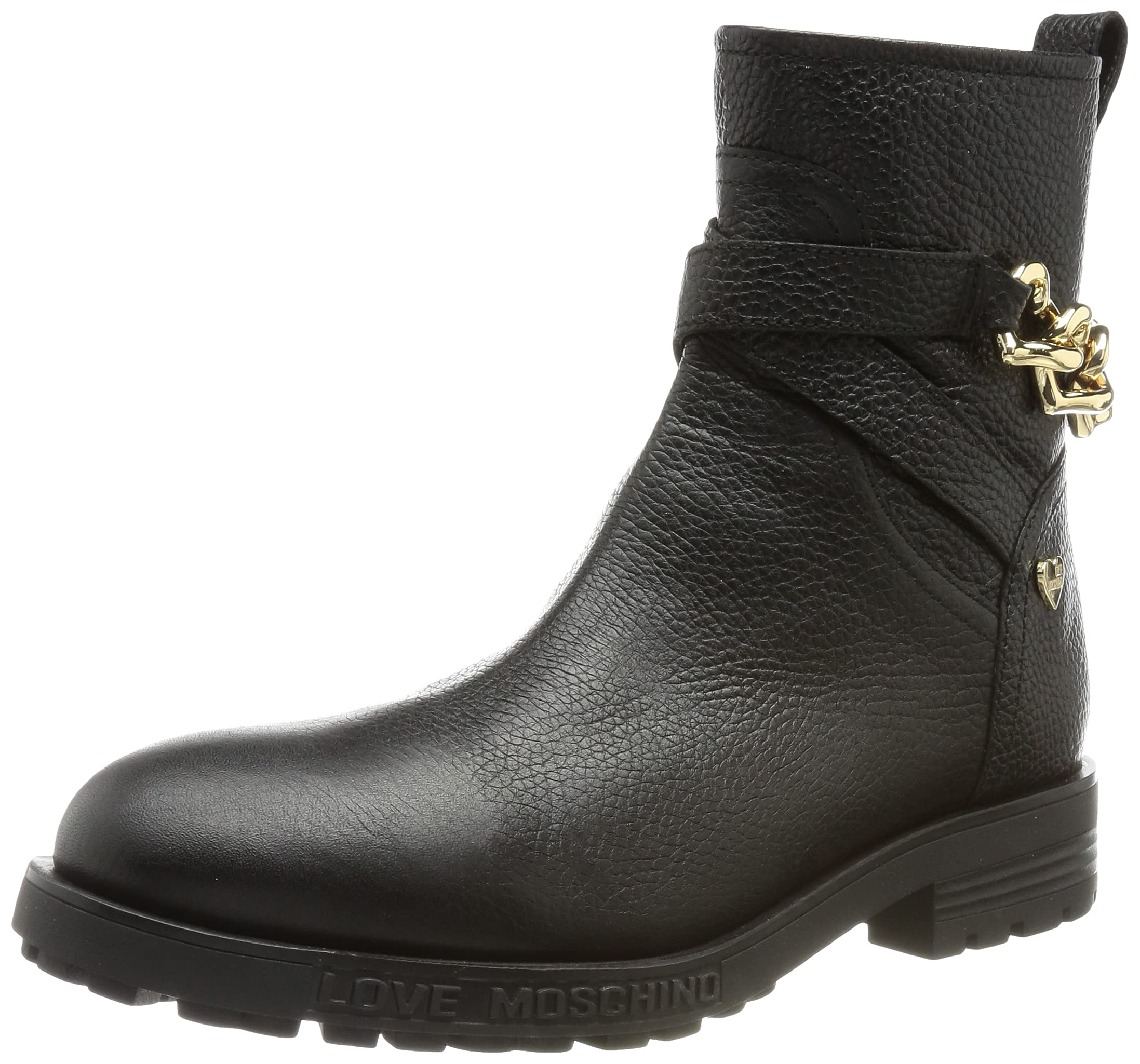 Love Moschino Damen Stivaletti da Donna, Pre Collezione Autunno Inverno 2021 Stiefelette, Schwarz, 40 EU