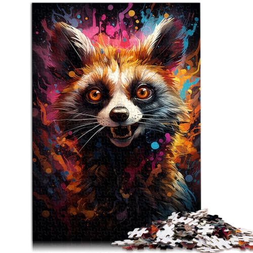 Puzzlespiele, Farbmalerei, Lemur, 1000 große Teile, Puzzle für Erwachsene, Holzpuzzle ganze Familie und dieses 1000-teilige (50 x 75 cm)