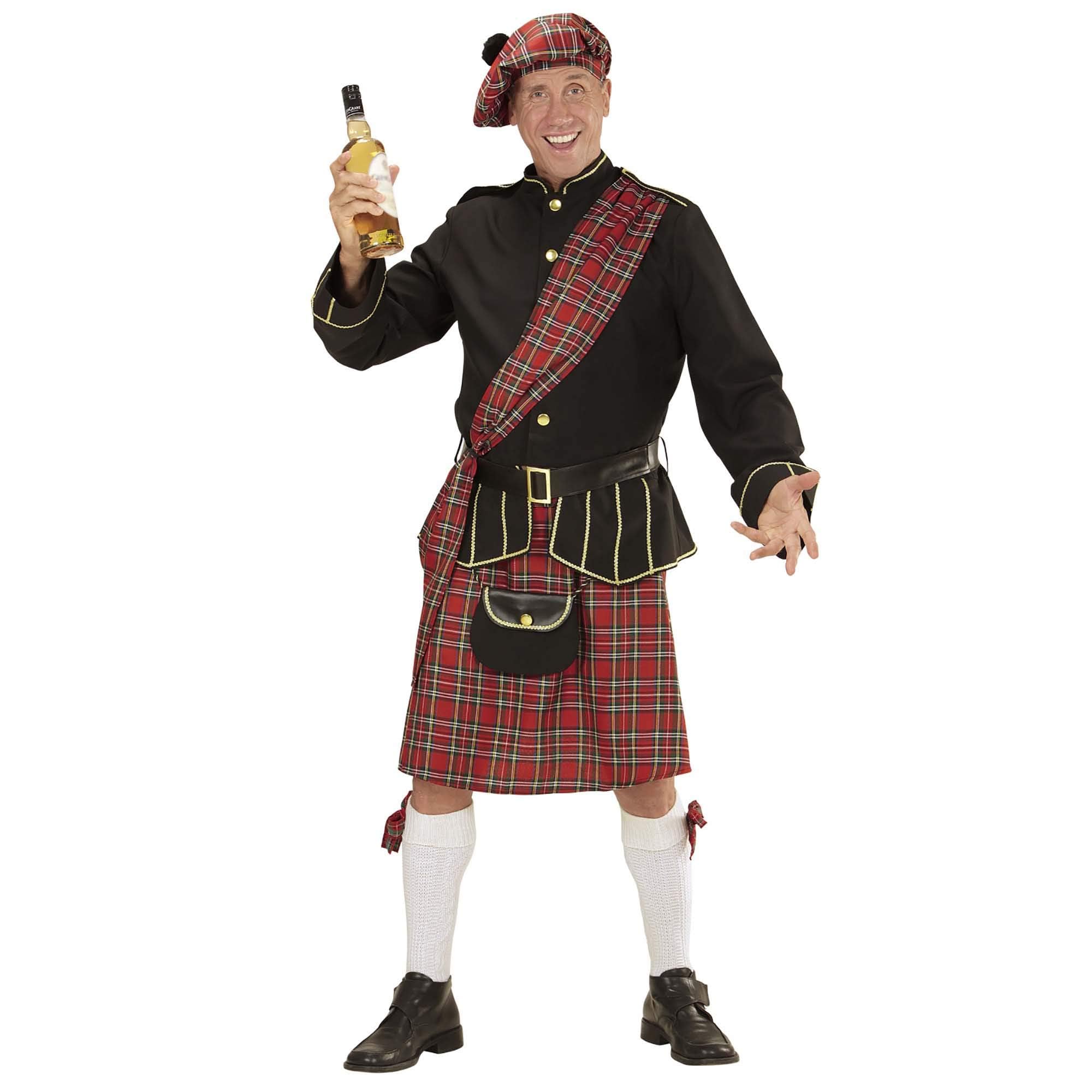 W WIDMANN MILANO Party Fashion - Kostüm Schotte, Jacke, Rock/Kilt, Schottland, Fasching