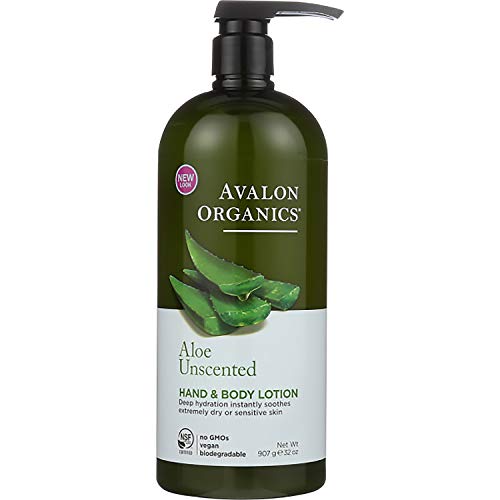 Avalon Organics Hand and Body Lotion Aloe Unscented - 32 fl oz