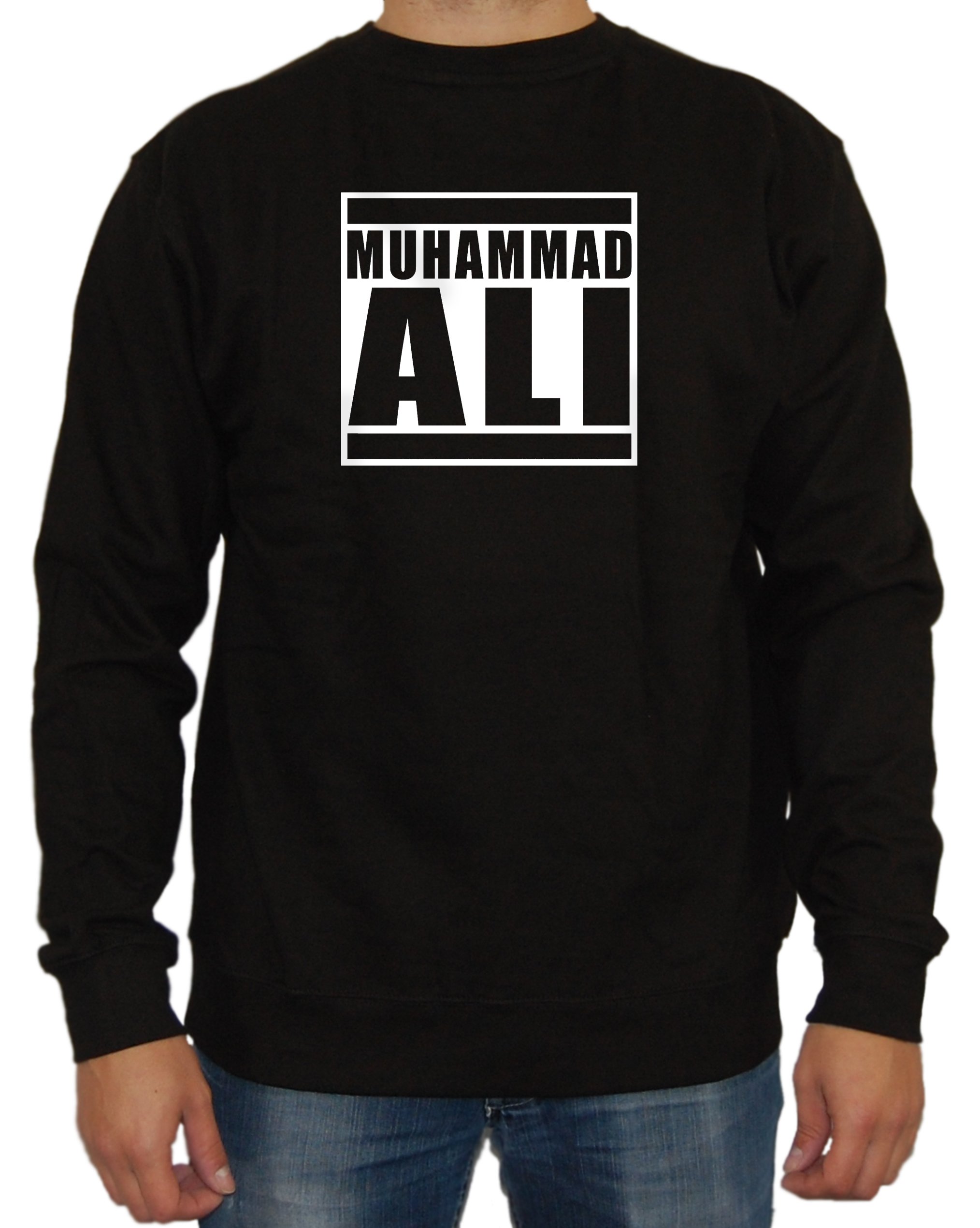 Muhammad Ali Boxing Sweater Run DMC (XXL, Schwarz)