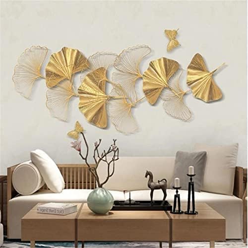 Goldene Dreidimensionale Linien Des Ginkgo 3D Tapeten Wanddekoration Fototapete Sofas Wohnzimmer Wandbild Schlafzimmer-200cm×140cm