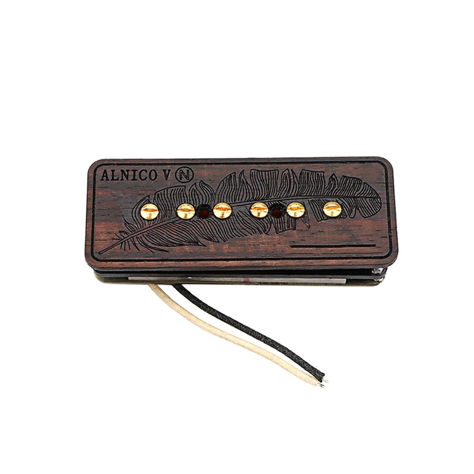 Alnico V Magnet-Tonabnehmer für Gitarre, E-Gitarre, Steg-Teile, 50 mm, Einzelspulen-Tonabnehmer, Gitarrenbrücken-Tonabnehmer