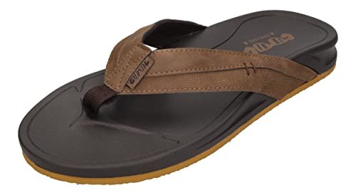 COOL shoe corp. Herren Swap Flip Flops, braun, 46 EU