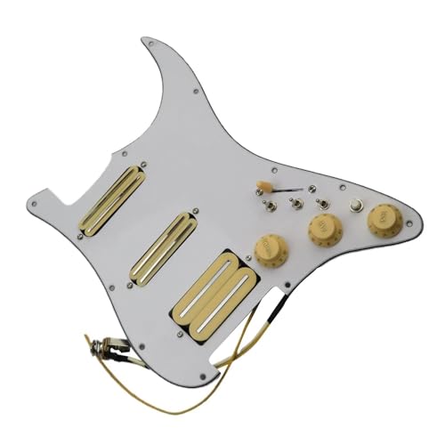 Standard-Pickguard-Tonabnehmer Kabelbaum, Humbucker-Tonabnehmer, Gitarre, vorverdrahtetes Schlagbrett, Tonabnehmer-Set, Gitarrenkomponente (Color : 4)