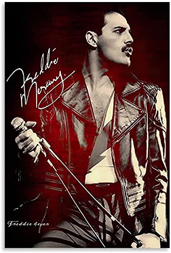 DIY 5d Diamant Malerei Kristall Strass Painting Freddie Mercury Rocker Musiker und Picture Modern Stickerei Bilder Kunst Handwerk FüR Erwachsene Und Kinder 23.6"x35.4"(60x90cm) Kein Rahmen