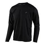 TROY LEE DESIGNS Herren Flowline Ls Jersey Black XL Elektrowerkzeuge, Schwarz