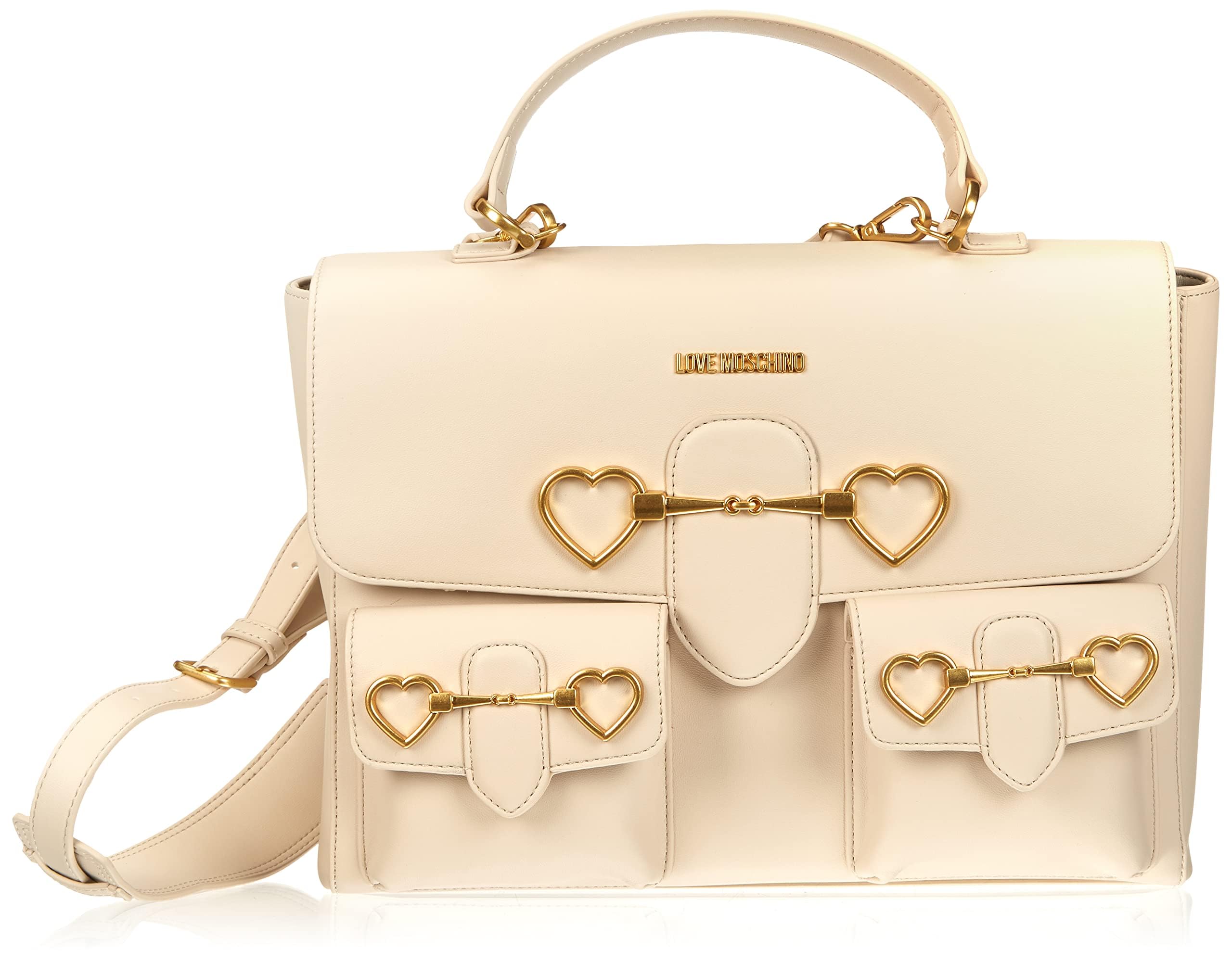 Love Moschino Damen Borsa Pu Avorio Umhngetasche, Elfenbein