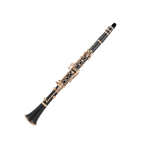 klarinetten Studentisches Professionelles Musikinstrument B-Klarinette Lack Roségold 17 Schwarze Klarinette