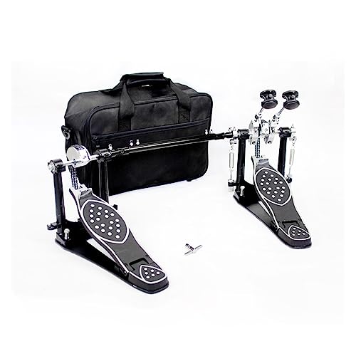 Trommel-Doppelpedal-Hammerpedal, Doppelketten-Nockenkraft-Doppelpedal-Hammer Bass drum-Pedal für Anfänger