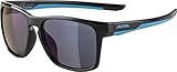 ALPINA FLEXXY COOL KIDS I - Verspiegelte und Bruchsichere Sonnenbrille Mit 100% UV-Schutz Für Kinder, black-cyan, One Size