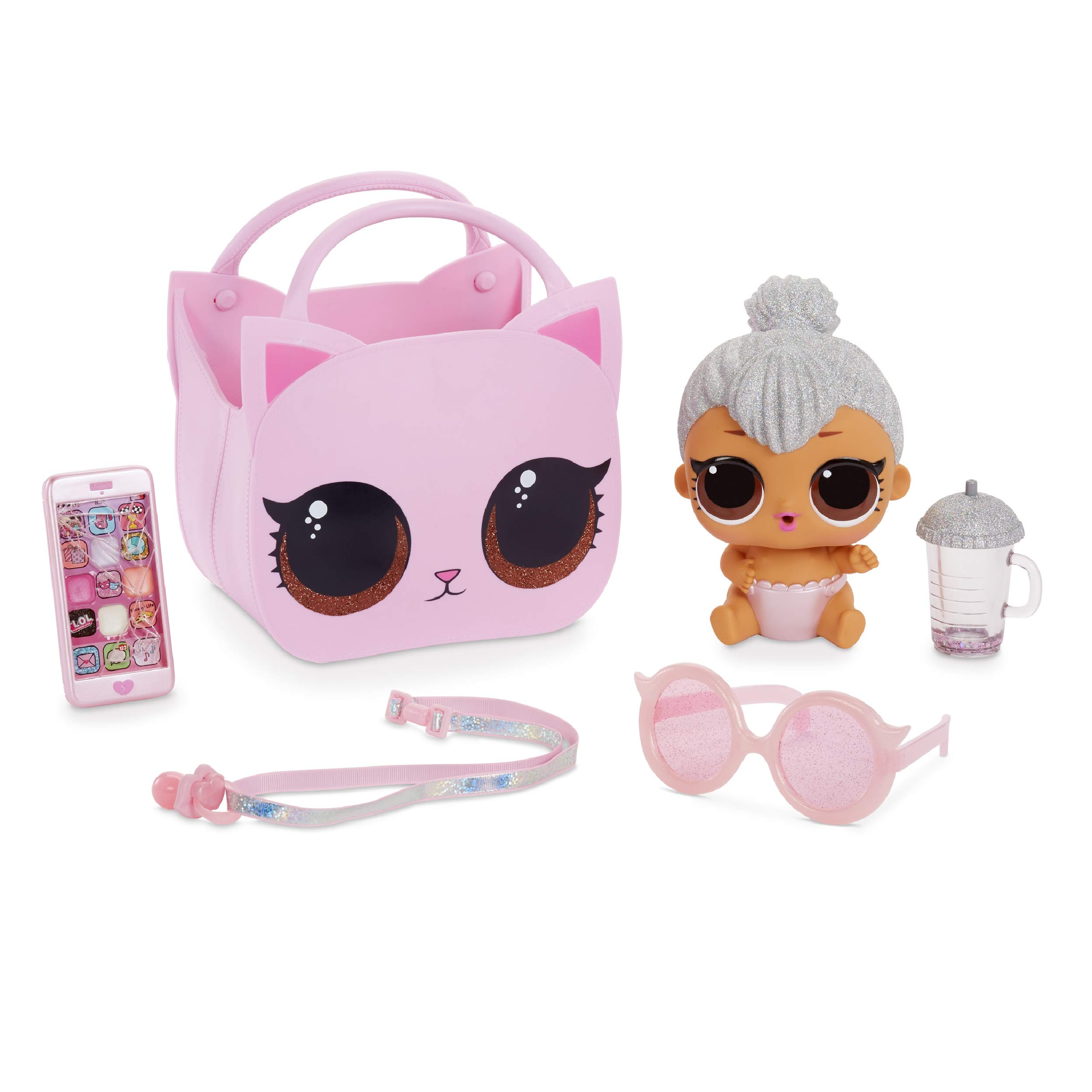 LOL Surprise Sammelbare Modepuppen - Mit Handtasche & Make-up-Überraschungen - Lil Kitty Queen - Ooh La La Baby Surprise