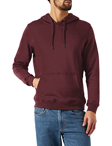 Urban Classics Herren Basic Sweat Hoody Kapuzenpullover, Rot (Redwine 02243), (Herstellergröße: XX-Large)