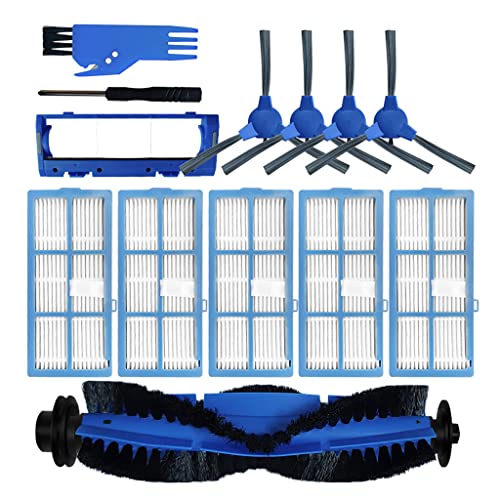 Abnehmbare Hauptrollenbürste für Roboter-Staubsauger, Reinigungs-Seitenbürsten, Ersatz HEPA-Filter, Staubsauger-Filter, Ersatz