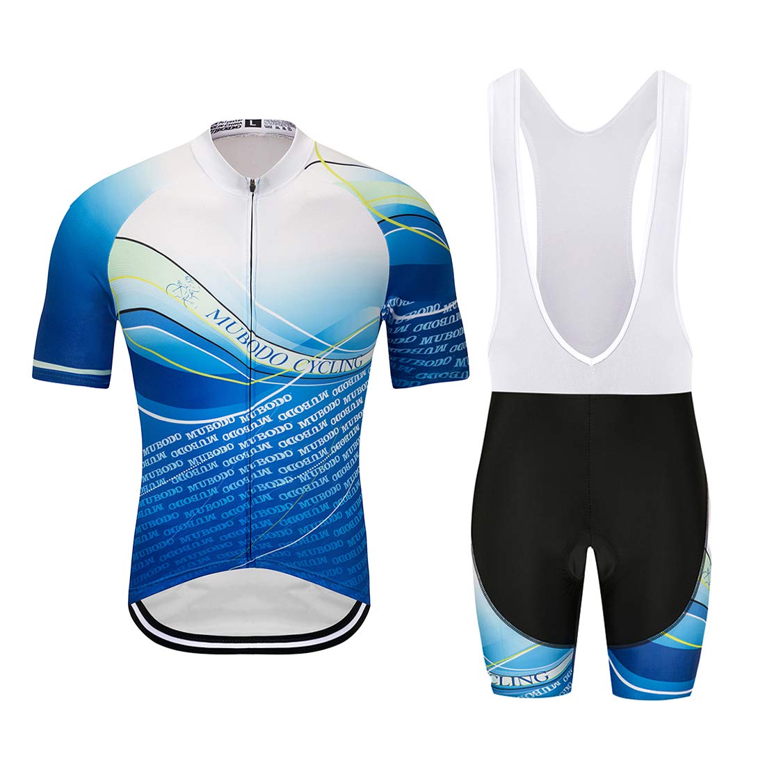 YSYFZ Herren Outdoor-Sport-Anzug Jersey Kurzarm-Trikot + Einen.Kreislauf.durchmachenkurzschlüsse Sportbekleidung atmungsaktiv schnell trocknend Frühjahr/Sommer/Herbst