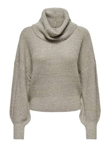 JdY Rollkragen Strick Pullover mit Puffärmel Oberteil Sweater Jumper Ballon Ärmel Lang Loose Fit JDYMEGAN