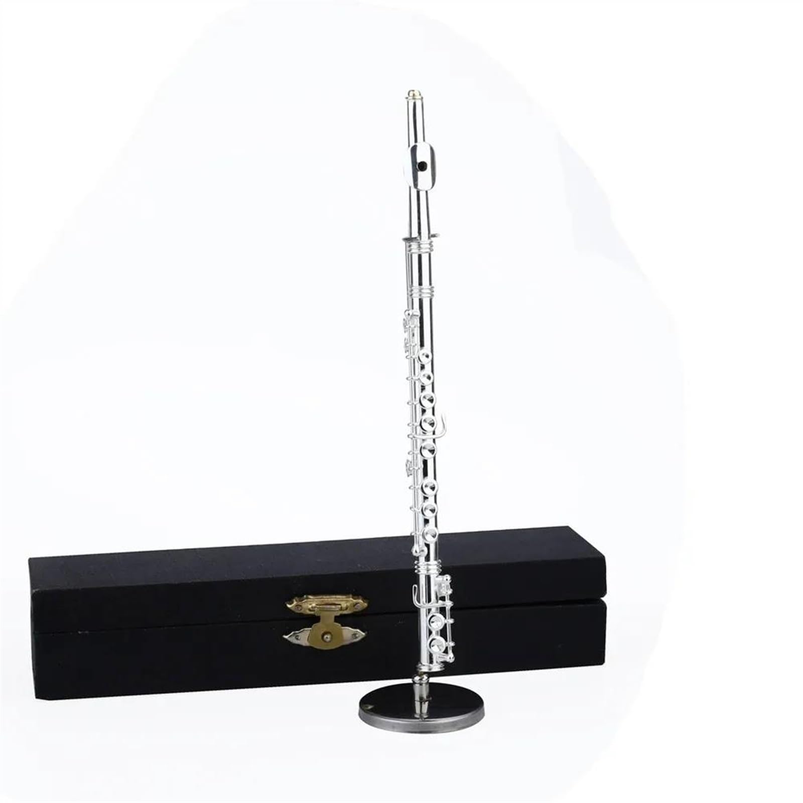 Mini-Musikinstrument-Ornamente Miniaturflötenmodell, Minimodell, niedliche Dekoration, tragbarer kreativer einzigartiger Schmuck, tragbares Kunsthandwerk, klassisches Mikro-Mini-Oboeninstrument