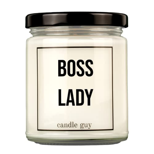 candle guy Duftkerze | Boss Lady | Handgemacht aus 100% Sojawachs | 70 Stunden Brenndauer