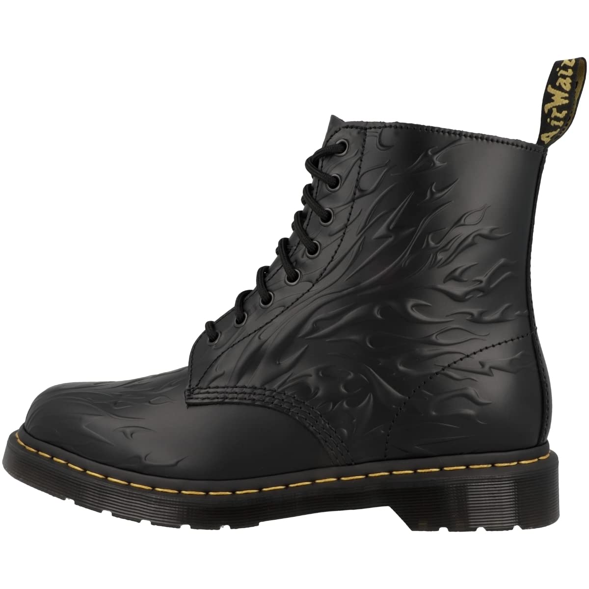 Dr. Martens Herren Amphibians, Black Polish Smoth, 40 EU