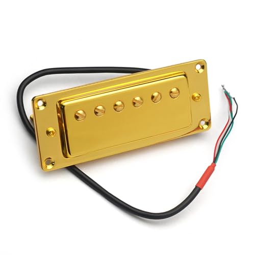 Mini 68X29MM 6 Loch E-Gitarre Humbucker Pickup für Gitarrenhals und Steg sind universell e gitarren tonabnehmer (Color : 1Set)