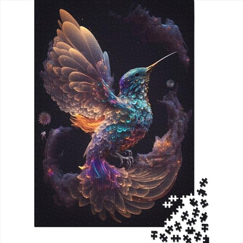 Unendliches Kolibri-Puzzle, Puzzle für Erwachsene und Teenager, 1000-teiliges Puzzle für Erwachsene Teenager, anspruchsvolle Puzzles für Erwachsene (Größe: 75 x 50 cm)