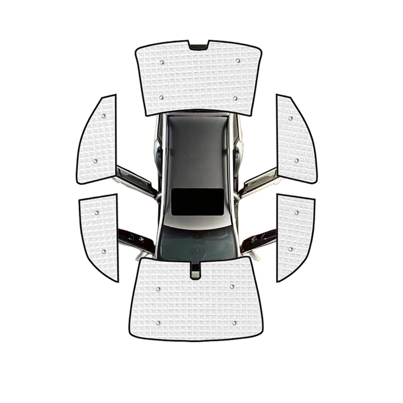 Sonnenblende Für Toyota Für Corolla E120 E130 Limousine 2000 2001 2002 2004 2005 2006 Auto Windschutzscheibe Sonnenschirme Sun UV Schutz Seite Fenster Visier Autofenster(All Sunshades)