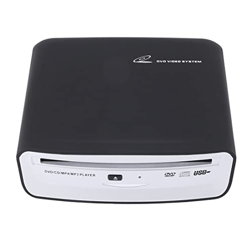 GYSURYB Auto SUV Externes Stereo Radio Dish Box CD/DVD Abspieler USB Schnittstelle für Android Abspieler Radio ZubehöR, Schwarz