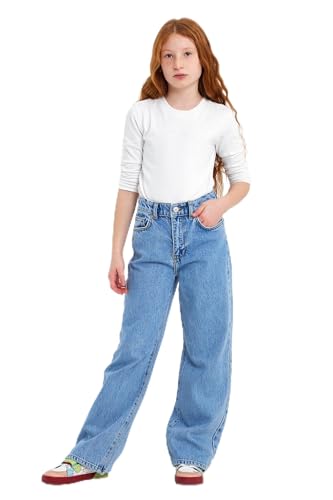 LTB Jeans Mädchen Locker Jeans Oliana G in Blau - Größe 140