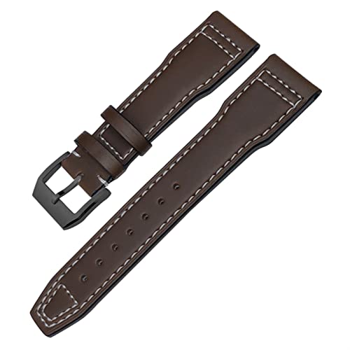 NEYENS Uhrenarmband aus echtem Leder für IWC Mark XVIII Le Petit Prince Pilotenuhr, 20 mm, 21 mm, 22 mm, Rindsleder, 22 mm, Achat