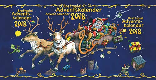 Frosted Games FRG00015 Brettspiel-Adventskalender 2018, Mehrfarbig