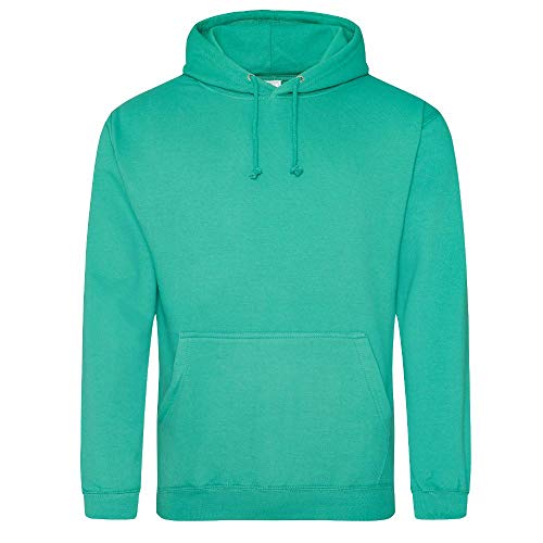 Just Hoods - Unisex College Hoodie/Spring Green, 3XL