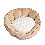 Rysmliuhan Shop Hundehöhle Kleine Hunde Katzenhöhle Haustierbetten Für Hunde Günstige Hundebetten Katzenschlafsack Tierarztbett Für Hunde Flauschiges Hundebett 49X55,beige