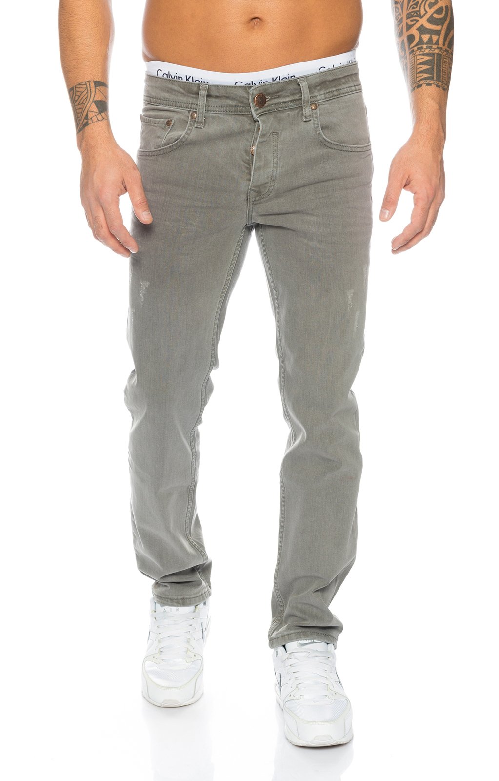 Rock Creek Herren Jeans Grau RC-2097 [W33 L30]