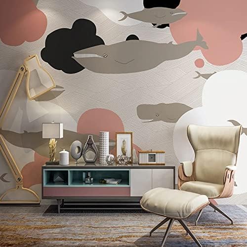 XLMING Licht-Luxus-Wal-Wolken 3D Tapete Home Dekoration Wohnzimmer Sofa Schlafzimmer Tv Hintergrund Wand-430cm×300cm