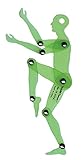 Jack Richeson Human Figure Positioning Template, 6-3/4 in, Green